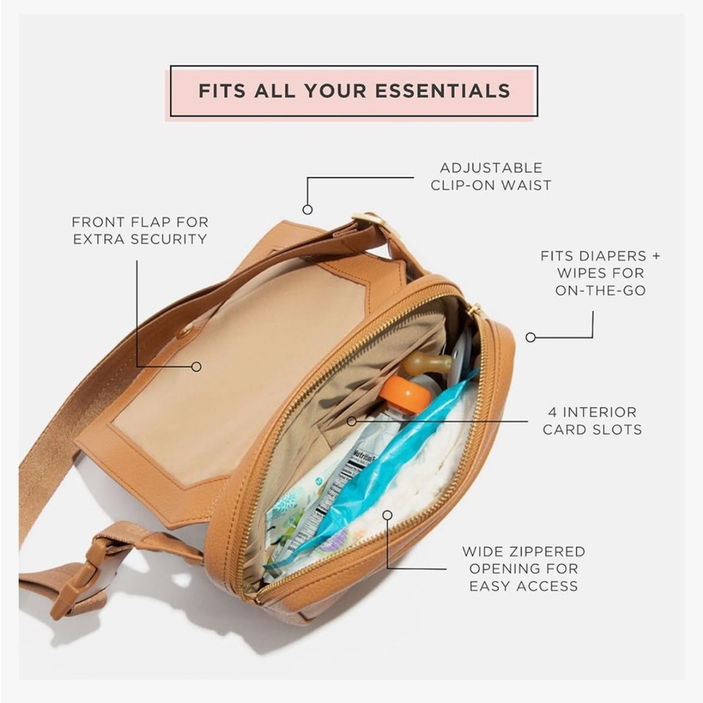 Freshly Picked Tan Baby Bag - Picture 4 of 11